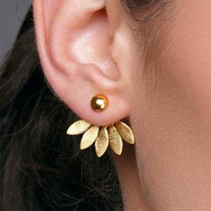 New Crystal Flower Drop Earrings for Women