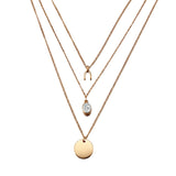 Multilayer Crystal Moon Necklaces & Pendants For Women