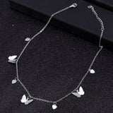 Small Animal Butterfly Stars Chain Necklaces for Women