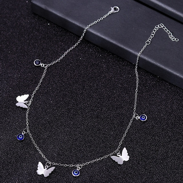 Small Animal Butterfly Stars Chain Necklaces for Women