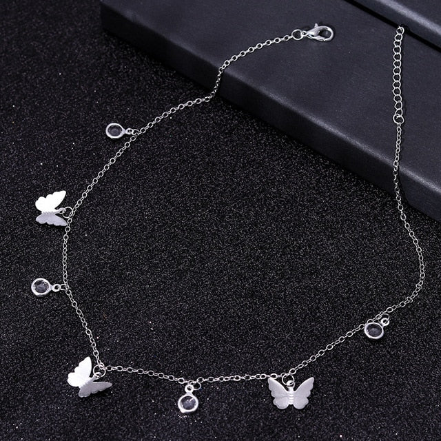 Small Animal Butterfly Stars Chain Necklaces for Women