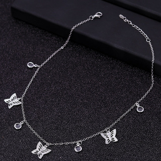 Small Animal Butterfly Stars Chain Necklaces for Women