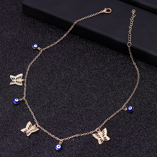 Small Animal Butterfly Stars Chain Necklaces for Women