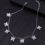 Small Animal Butterfly Stars Chain Necklaces for Women