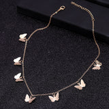 Small Animal Butterfly Stars Chain Necklaces for Women