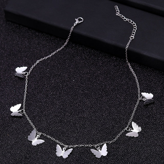 Small Animal Butterfly Stars Chain Necklaces for Women