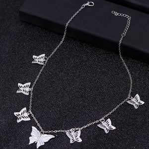 Small Animal Butterfly Stars Chain Necklaces for Women