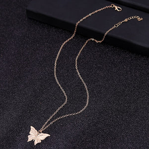 Small Animal Butterfly Stars Chain Necklaces for Women