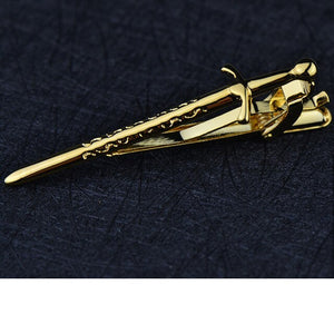 High-quality Tie Clips Men's Classic Trendy Suit Necktie