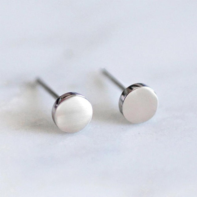 3Color Korean Style Stainless Steel Earrings For Women