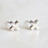 3Color Korean Style Stainless Steel Earrings For Women