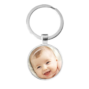 Personalized Custom Keychain Photo Mum Dad Baby