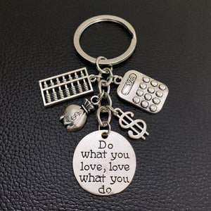 Accountant Keychain Bookkeeper Key Ring Key Chains Jewelry