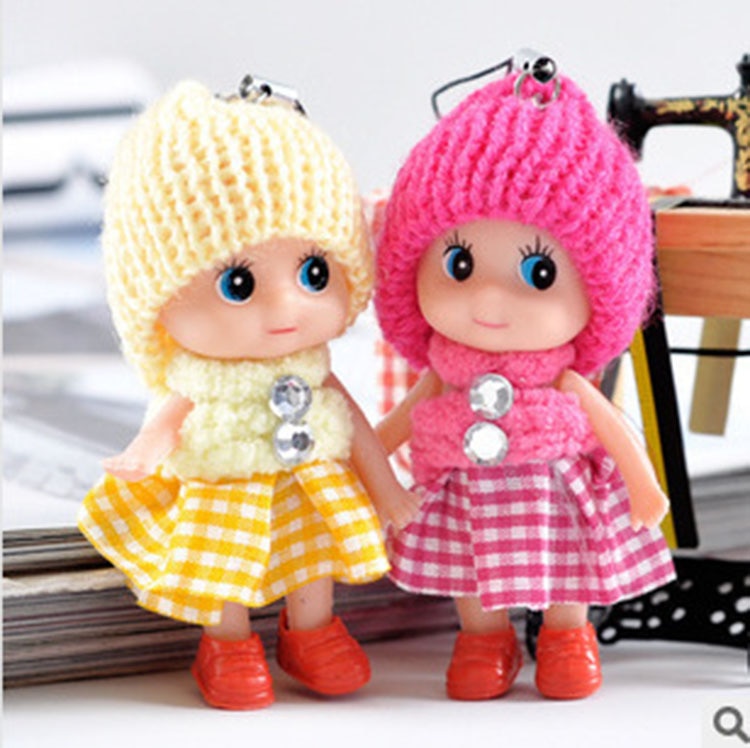 Cute Fashion Kids Plush Dolls Keychain